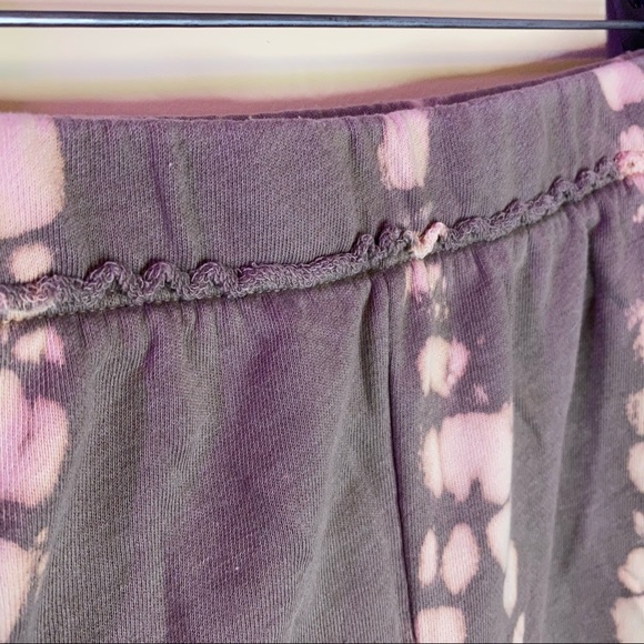 LULUS It's a Lifestyle Brown Tie-Dye Lounge Shorts - Picture 2 of 7